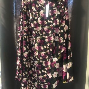 Calvin Klein Floral Wrap Skirt